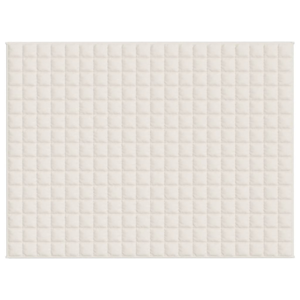 Manta con peso tela color crema claro 150x200 cm 7 kg M 3