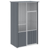 Gaiola p/ pássaros 115x78x200 cm aço galvanizado antracite 2