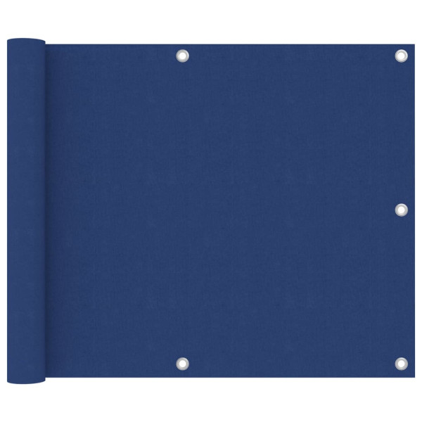 Toldo para balcón de tela oxford azul 75x400 cm D