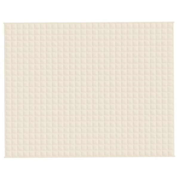 Manta con peso tela color crema claro 235x290 cm 15 kg M 3