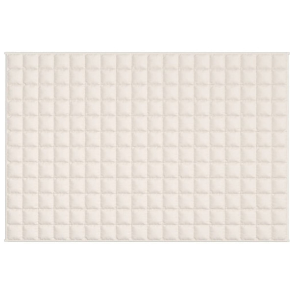 Manta pesada 5 kg 120x180 cm tecido creme-claro M 3