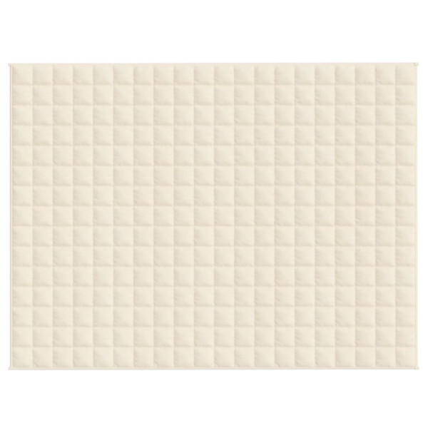 Manta con peso tela color crema claro 150x200 cm 11 kg M 3