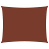 Toldo de vela rectangular tela Oxford terracota 2x3.5 m 1