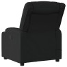 Sillón reclinable de masaje de tela negro 4