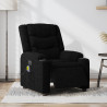 Sillón reclinable de masaje eléctrico tela negro 1