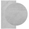 Tapete de cabelo curto look escandinavo IZA cinza 80x150 cm 3