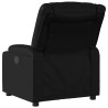 Sillón de masaje reclinable cuero sintético negro 4