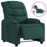 Sillón reclinable eléctrico tela verde oscuro 2