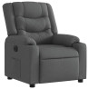 Sillón reclinable eléctrico de tela gris oscuro 3