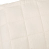 Manta com peso de tecido creme claro 200x220 cm 13 kg 4