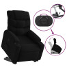 Sillón reclinable elevable tela negro 5