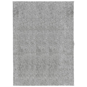 Alfombra peluda de pelo largo moderna PAMPLONA gris 140x200 cm H