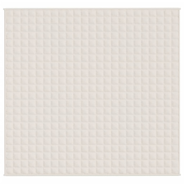 Manta con peso tela color crema claro 220x240 cm 11 kg M 3