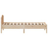 Estructura de cama con cabecero madera maciza pino 75x190 cm 5