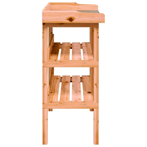 Mesa para plantas con estantes madera abeto marrón 78x38x82.5cm M 5