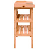 Mesa p/ plantas c/ prateleiras 78x38x82.5 cm abeto castanho 5