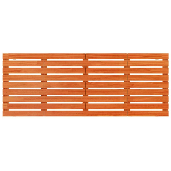 Cabecero de cama de pared madera maciza de pino 166x3x63 cm M 4