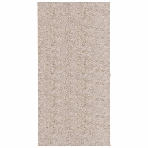 Tapete shaggy de pelo alto PAMPLONA 100x200 cm bege H