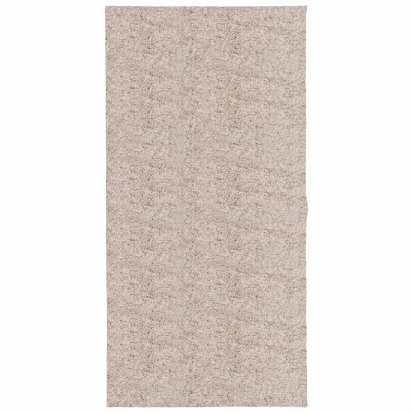 Tapete shaggy de pelo alto PAMPLONA 100x200 cm bege M 2