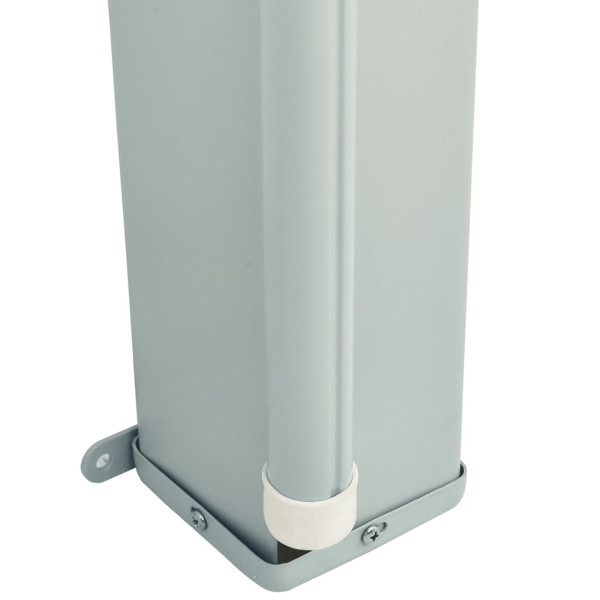 Toldo lateral retrátil para pátio 220x600 cm castanho M 5