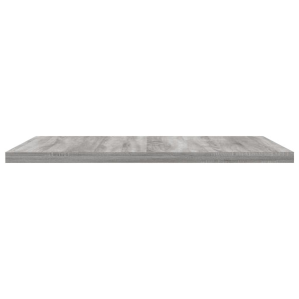 Estantes pared 4 uds madera ingeniería gris Sonoma 40x40x1.5 cm M 5
