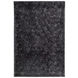Pegatina de mueble autoadhesiva PVC negro mármol 90x500 cm H