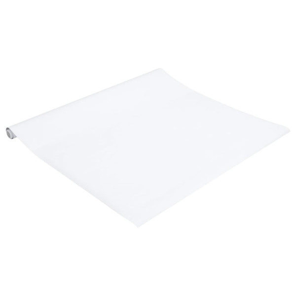 Pegatina de mueble autoadhesiva PVC blanco mate 90x500 cm M 4