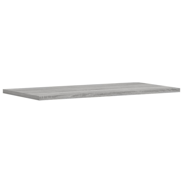 Estantes pared 4 uds madera ingeniería gris Sonoma 60x30x1.5 cm M 4