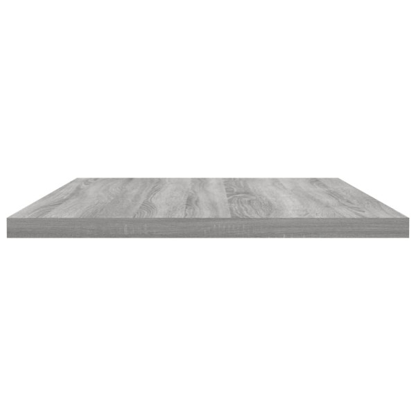 Estantes pared 4 uds madera ingeniería gris Sonoma 60x30x1.5 cm M 5