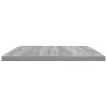 Estantes pared 4 uds madera ingeniería gris Sonoma 60x30x1.5 cm 5