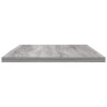Estantes pared 4 uds madera ingeniería gris Sonoma 60x20x1.5 cm 5