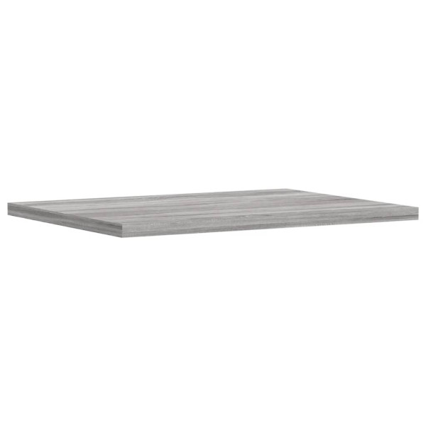 Estantes pared 4 uds madera ingeniería gris Sonoma 40x30x1.5 cm M 4