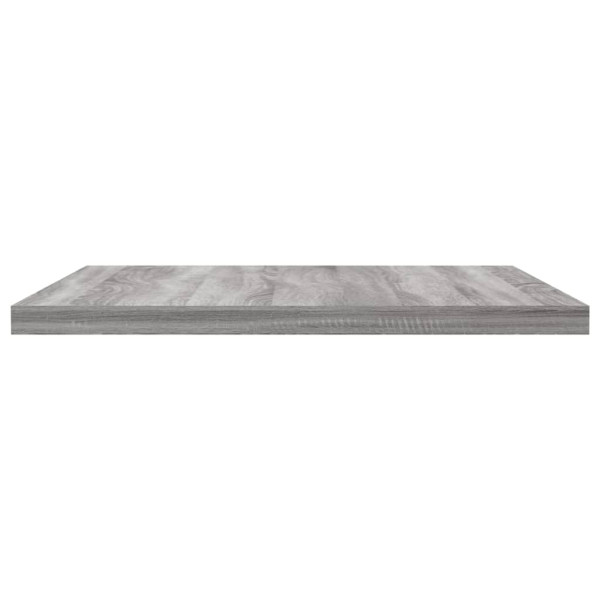 Estantes pared 4 uds madera ingeniería gris Sonoma 40x30x1.5 cm M 5