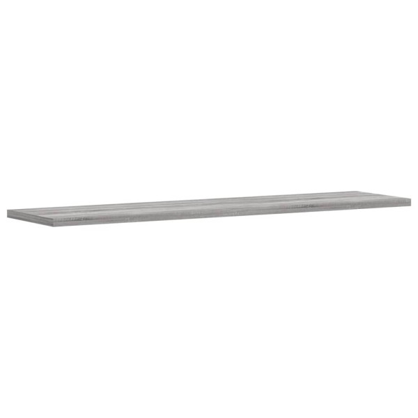Estantes pared 4 uds madera ingeniería gris Sonoma 80x20x1.5 cm M 3