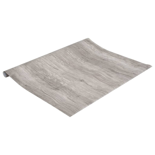 Pegatina de mueble autoadhesiva PVC aspecto madera 90x500 cm M 4