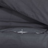Conjunto de capa de edredão 260x220 cm algodão preto 4