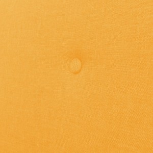 Juego de sofás de tela de 2 piezas color amarillo H