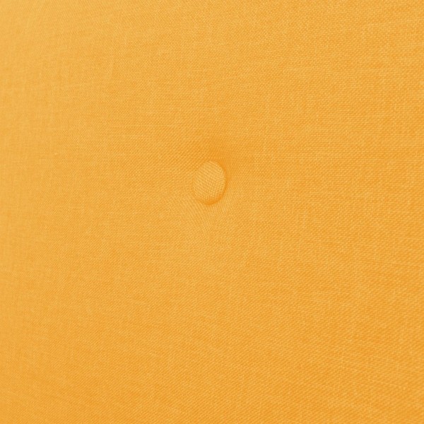 Juego de sofás de tela de 2 piezas color amarillo M 2