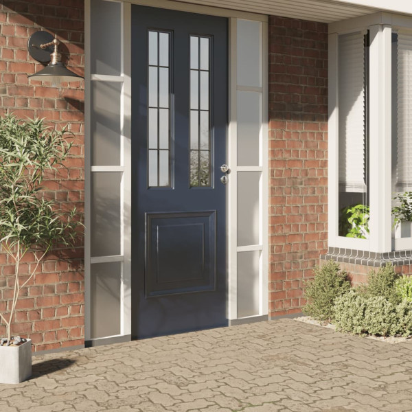 Lámina de ventana esmerilada PVC gris transparente 45x2000 cm M 2