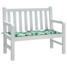 Almofadão banco jardim 120x50x4 cm tecido oxford padrão folhas 3