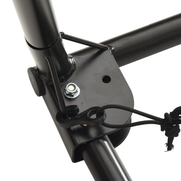 Red de entrenamiento golf poliéster negro y rojo 305x91x213 cm M 5