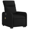 Sillón de masaje eléctrico reclinable elevable tela negro 3