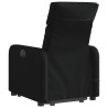Sillón de masaje eléctrico reclinable elevable tela negro 4