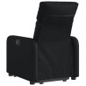 Sillón reclinable y elevable eléctrico cuero sintético negro 4