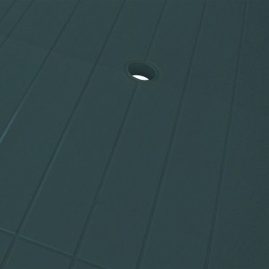 Juego de comedor de jardín 5 piezas plástico verde H