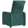 Sillón reclinable de masaje eléctrico tela verde oscuro 4