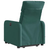 Sillón masaje eléctrico reclinable elevable tela verde oscuro 4