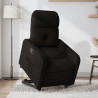 Sillón reclinable elevable tela negro 1