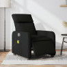 Sillón reclinable de masaje eléctrico tela negro 1