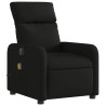 Sillón reclinable de masaje eléctrico tela negro 3